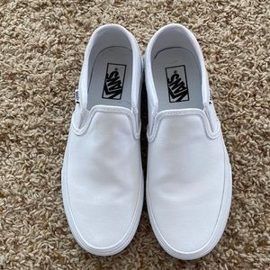 White Van Slip Ons